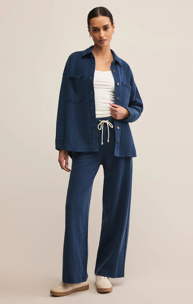 ALL DAY KNIT DENIM JACKET