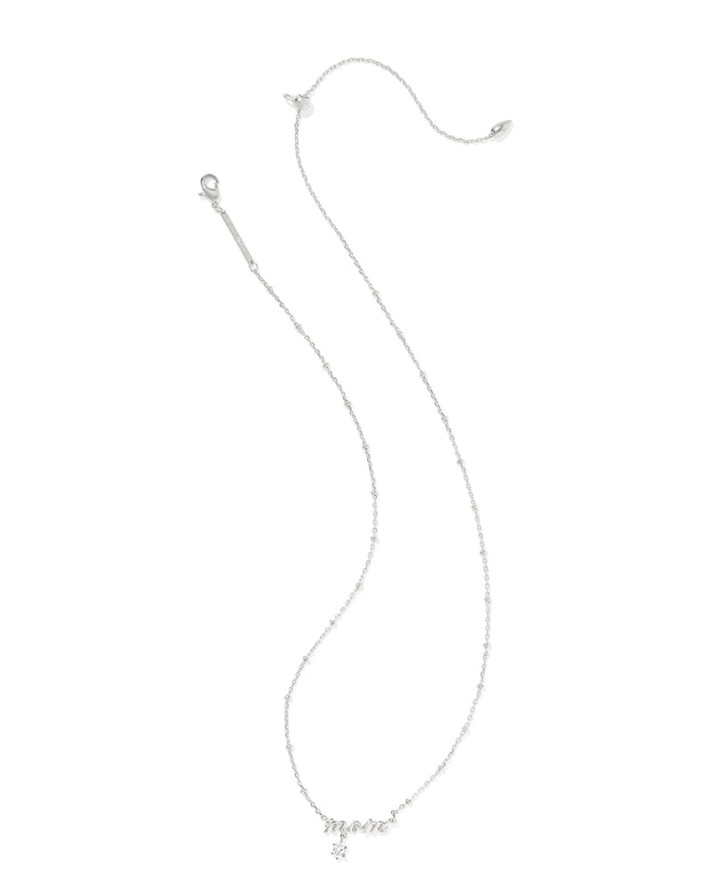 MOM CRYSTAL SHORT PENDANT NECKLACE